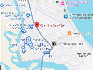 Bán nhà 195.3m2, 100m2 thổ cư, mặt tiền đường lê hồng phong, cách biển 2km, 17 tỷ