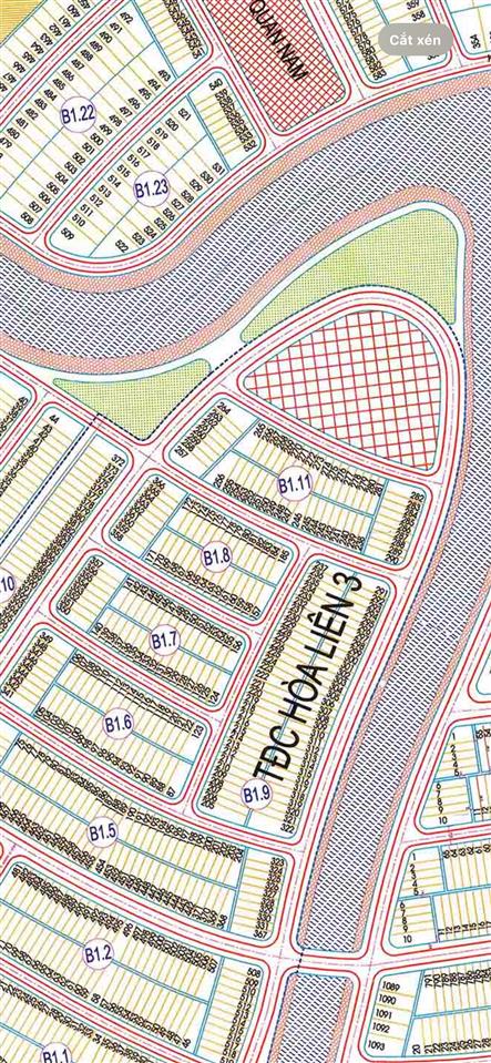 Lô góc đẹp tái định cư hoà liên 2, giá chỉ 5.5 tỷ/225m2 view kênh 5.5m p. liên chiểu