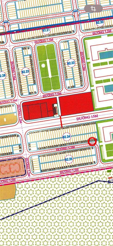 Bán lô tđc hoà sơn 6 đối lưng đt602, hoà khánh, đà nẵng, 2.75 tỷ đường 7.5m, 100m2.  0905 556 ***