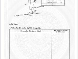 Chính chủ bán 3 lô đất 1.005 m2 đất thổ cư đường đt817 (cầu bà đỏ). giá 2.8 tỷ.  0909 927 ***