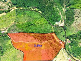 3,5ha chưa sổ, giá rẻ, nhà cửa, điện nước đầy đủ, oto 4 chỗ vào tận nơi