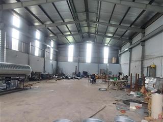 Cho thuê kho, xưởng 15x40m (600m2) đường xe công lê trọng tấn