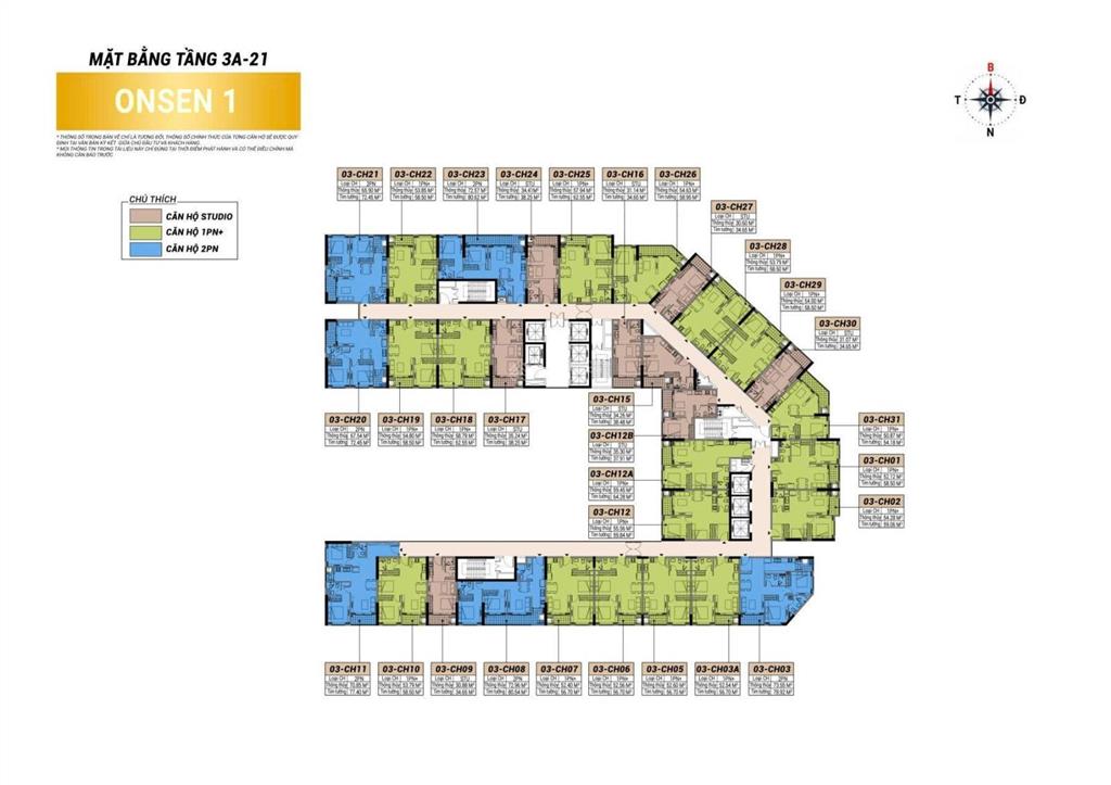Căn studio c25 view nội khu toà the charm dự kiến 2.1tỷ,căn 1pn 50m giá 2.7tỷ, 2pn giá 3.9 tỷ