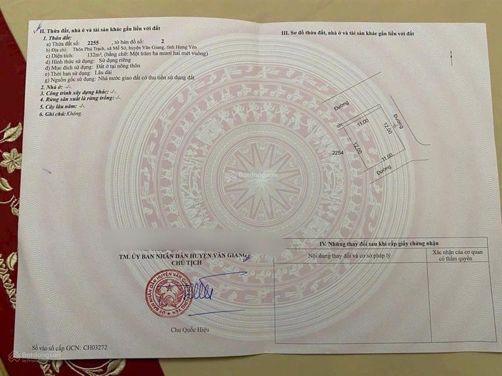 Lô góc 3 thoáng, đấu giá, đường 9m,dt132m2, mt 11m,văn giang, hưng yên, vành đai 4, đường di sản.