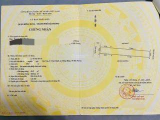 Bán đất tặng nhà 1,5 tầng phố đội văn  trại chuối ô tô đỗ cửa