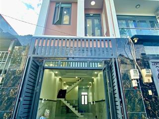 Nhà mới 100%  4mx15m đúc 1 trệt 1 lầu 2pn  đường 4m ngay bến xe bus hiệp thành