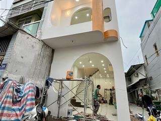 Nhà mới xây 1/ tân thới hiệp 15 giáp gò vấp hxh  đúc 1 trệt 2 lầu tặng nội thất