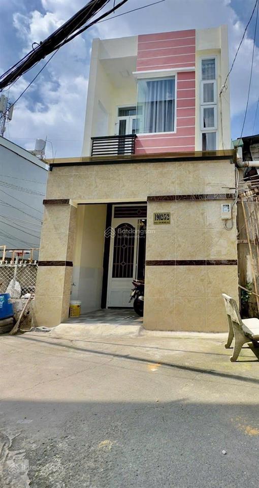 Nhà mới sổ riêng, dt khủng 4x32m cn 123.6m2, trệt lầu, 5pn,3wc, ql1a vào 100m ngay metro q12 sát gv