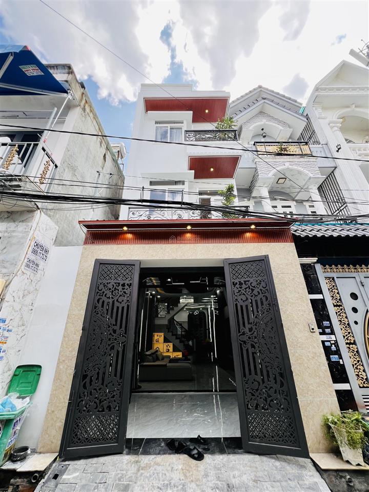 Nhà phố đẹp sổ riêng, nội thất cao cấp. hẻm xe tải thông, ngay bệnh viện q12, giáp ranh gò vấp
