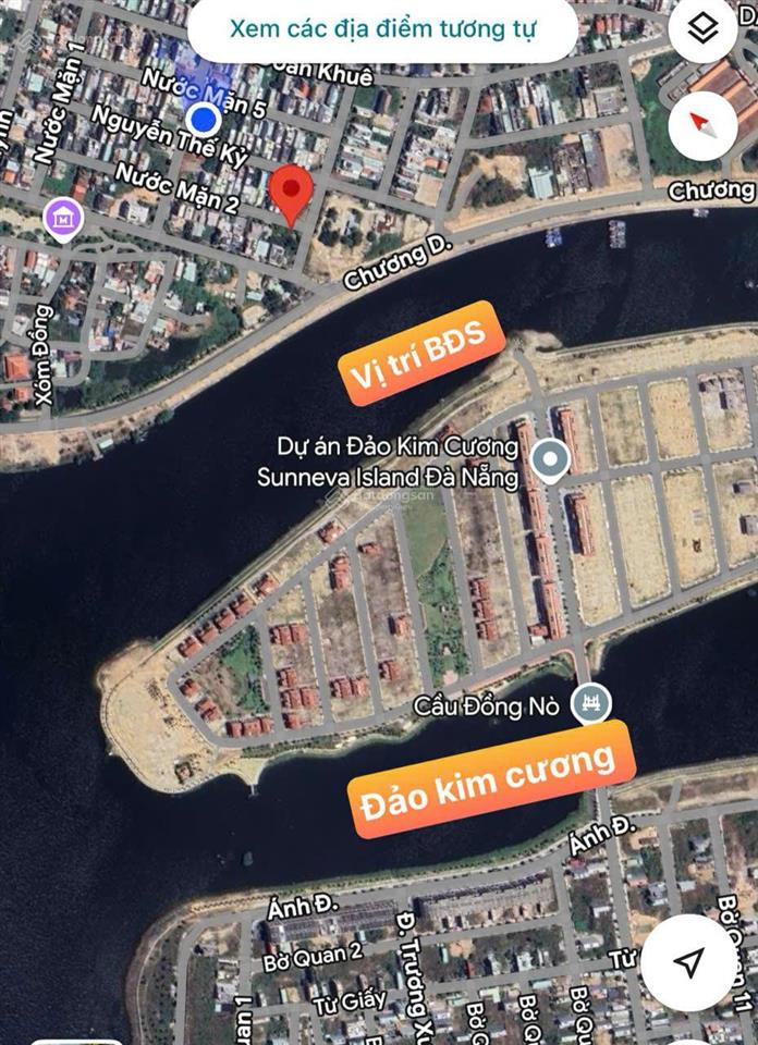 Sở hữu 285m2 ngang tận 15m đất biệt thự ven sông hàn  kđt nam việt á giá tốt.  thủy chuyên nva