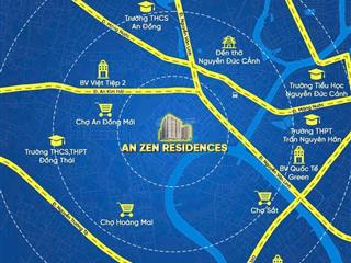 Chỉ 50 triệu sở hữu ngay căn hộ 55m2 tại an zen residences  0938 339 ***