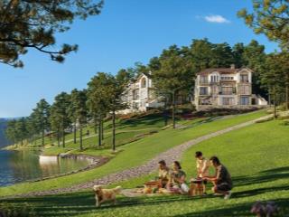 Biệt thự phố view hồ giá chỉ từ 3,5 tỷ, mặt tiền 10m, tặng gói nội thất 720 triệu, lãi suất 0%
