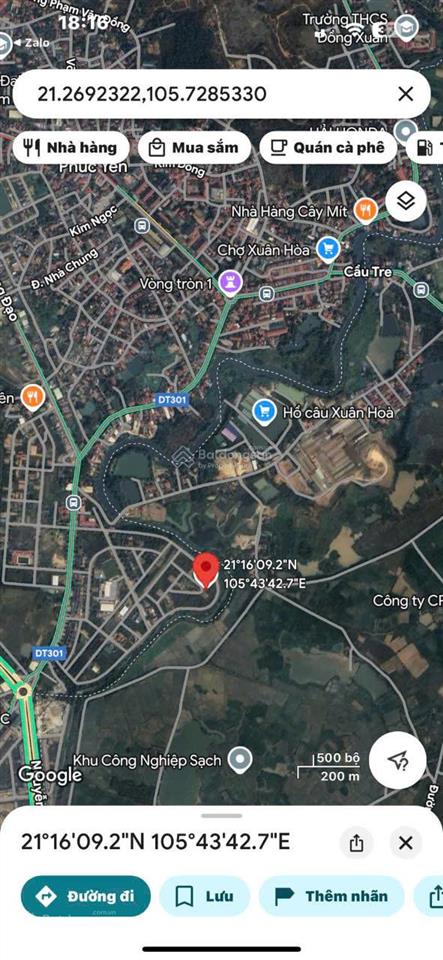 6 tỷ  sở hữu 302m2, mt 14m đất tại kđt mới xuân hòa, vị trí đẹp, xây biệt thự nhà vườn ở sướng