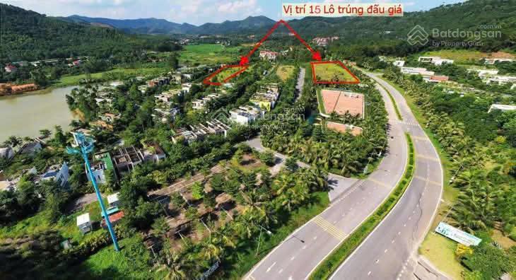 Bán đất đấu giá biệt thự flamingo đại lải resort được tự do xây dựng 180m2 đến 250m2, thế đất cao