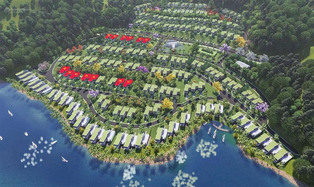 Bán đất đấu giá biệt thự flamingo đại lải resort được tự do xây dựng 180m2 đến 250m2, thế đất cao