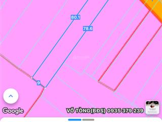 Ban đất phường tân định đường dh616 nhựa thông. dt 9x80 thổ cư 200m, xây dựng tự do. giá 5ty2