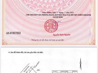 Bán lô đất 2 mặt tiền, sát bến xe phía nam, chợ, trường. xã diên toàn, sau sát nhập tp. nha trang