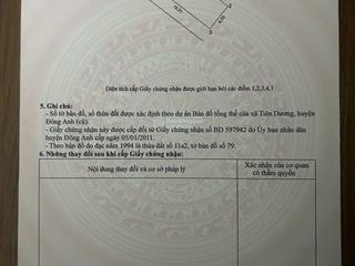 Cần bán nhanh 57,8m2 thôn lễ pháp, tiên dương cũ.