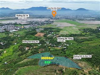 3.5ha vườn xoài view toàn cảnh đô thị có nguồn nước sạch phù hợp là du lịch camping ven nha trang