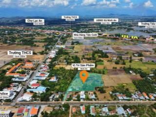 1ha trung tâm ninh an thị xã ninh hoà gần biển và mọi tiện ích, vị trí vàng đắc địa
