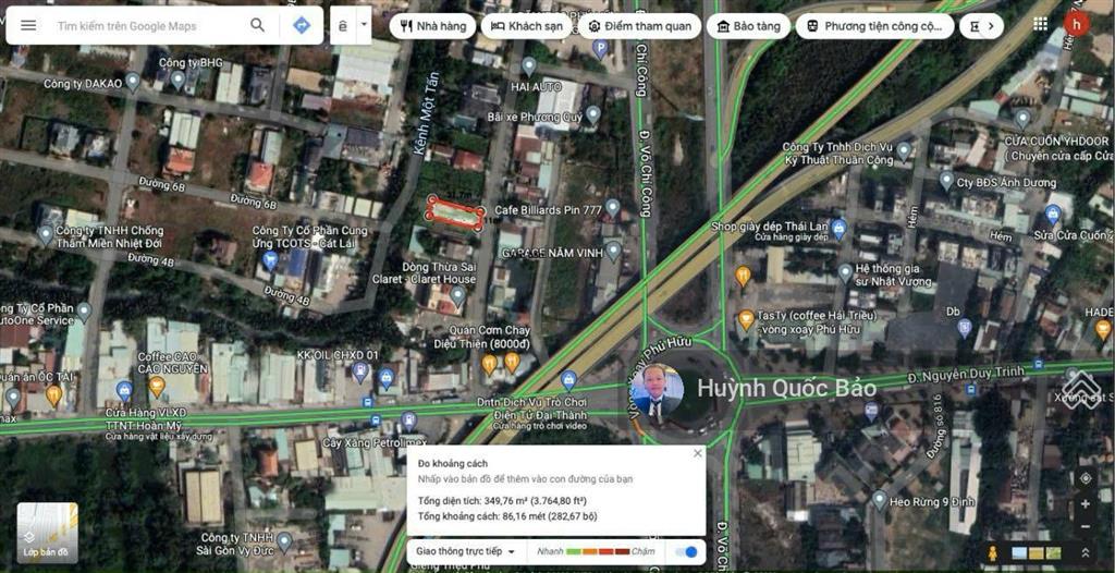 Chính chủ bán đất 350m² phú hữu, thủ đức, cách nguyễn duy trinh 100m, giá 65tr/m²