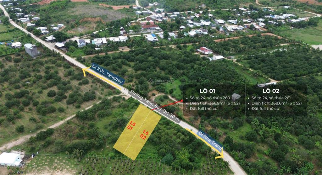 Chủ hạ giá 300 triệu bán đất gần kdl yangbay, đường 30m, full thổ cư, sổ hồng