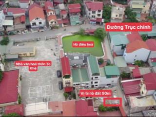Chính chủ cần bán gấp lô đất 50m2 đường ô tô tại thôn tô khê, phú sơn, gia lâm