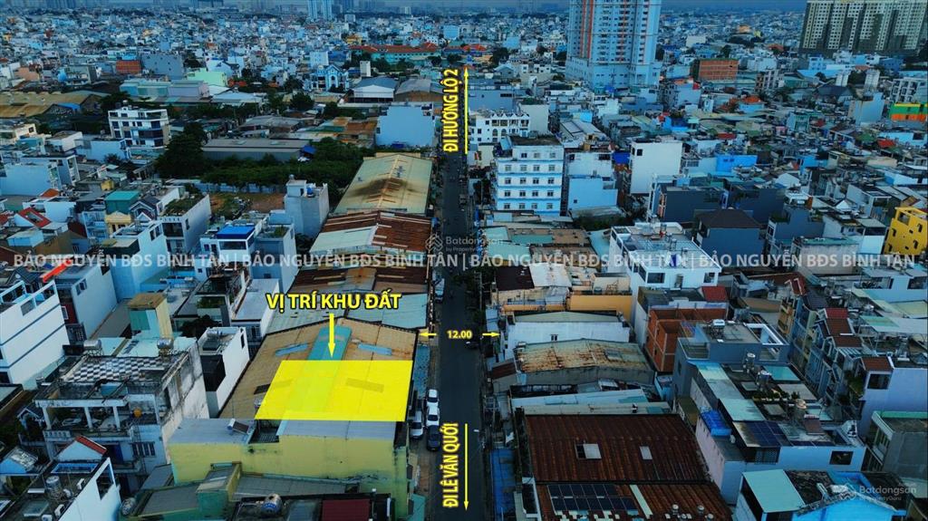 Bán đất mặt tiền hẻm xe tăng 413 lê văn quới thông 730 hương lộ 2, 4x20m giá tốt 8,6 tỷ shr