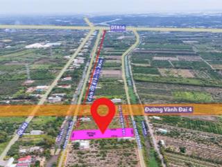 Chính chủ bán 3.875m2 vườn, 2 mặt tiền đường, view 2 mặt kênh