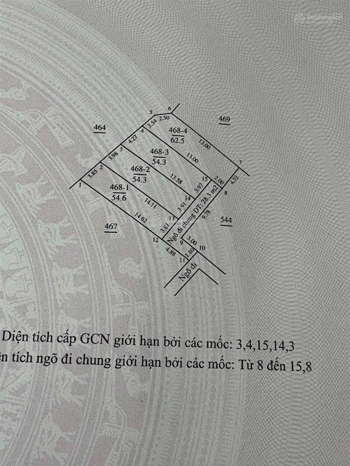 Bán 54m đất thổ cư tại an hạ an khánh hà nội