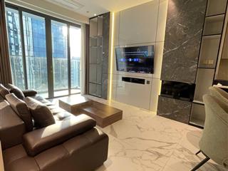 Cho thuê căn 2pn rẻ nhất crest, đầy đủ nội thất cao cấp, view quận 1 và cầu ba son 0909 903 ***