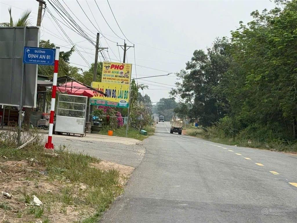 Bán lô đất mặt tiền đường nhựa 749b xã minh hòa, dầu tiếng, bình dương