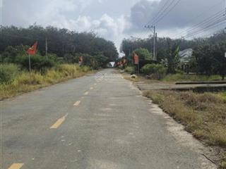 Lô đất mặt tiền đường nhựa long nguyên. sổ hồng sẵn. thổ cư. gần khu công nghiệp