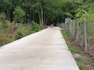 Lô đất mặt tiền đường bê tông, sổ hồng riêng, thổ cư đông dân. đường thông