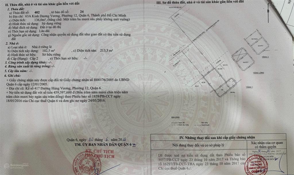 Bán nhà gấp 25,5 tỷ ngang 8m nằm trên con đường thương mại sầm uất kinh dương vương  0908 137 ***