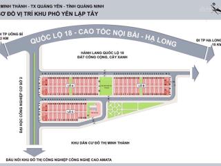 Bán 100m2 đất yên lập tây minh thành quảng yên,quảng ninh