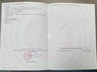 Bán 95.8m2 full thổ tại xã văn giang, ngõ oto 7c ra vào, nhỉnh 3t.  0946 955 ***