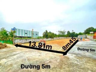 Đất đẹp 2 mặt kiệt vuông vắn 120m2 đất ở ngang 8,61m hòa phú