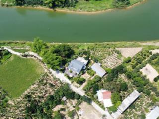 Đất xây nhà vườn view sông xinh đẹp, hòa nhơn, 150m2 đất ở toàn bộ có 2 lô liền kề.