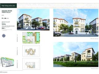 Biệt thự đơn lập 400m2, view sông, giá 25tỷ bao vat, mẫu nhà địa trung hải, nhận nhà 2027 chi tiết