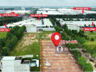 Bán đất bàu bàng đường n30 ngay chợ đêm bàu bàng trả trước 925tr sở hữu 150m2, hỗ trợ bank 70%