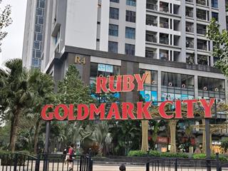 Bán gấp căn hộ cao cấp ruby goldmark city 136 hồ tùng mậu 3 ngủ đủ nội thất chỉ việc ở giá 7,5 tỷ