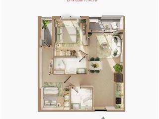 Cần tiền bán căn 2n 55m2 tầng 12 giá tốt chỉ 4,x tỷký hđmb đổi được pa thanh toán. 0869 783 ***