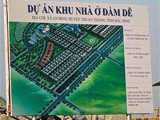 Bán đất nền 95m2, 2,5 tỷ tại đầm dê, an bình, thuận thành, bắc ninh