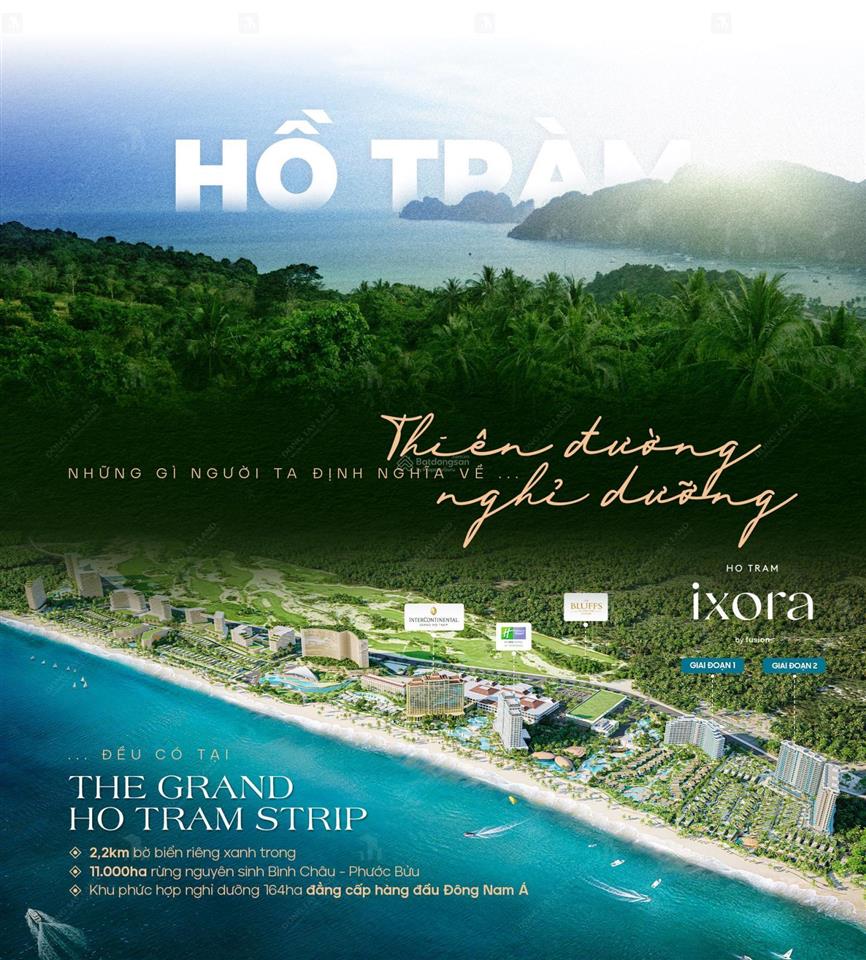 Chính chủ bán condotel 1pn ixora hồ tràm view trực diện biển bán giá lỗ chỉ 2,8 tỷ full nội thất