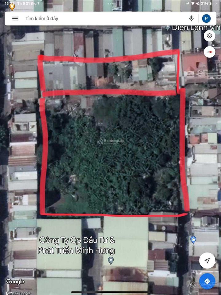 Bán lô đất hẻm thông một sẹc 6m, đường trương phước phan, 3500m2