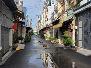 Nhà hẻm một sẹc thông xe hơi 7m đường bình trị đông, 4x15m, đúc 4 tấm, nội thất cao cấp
