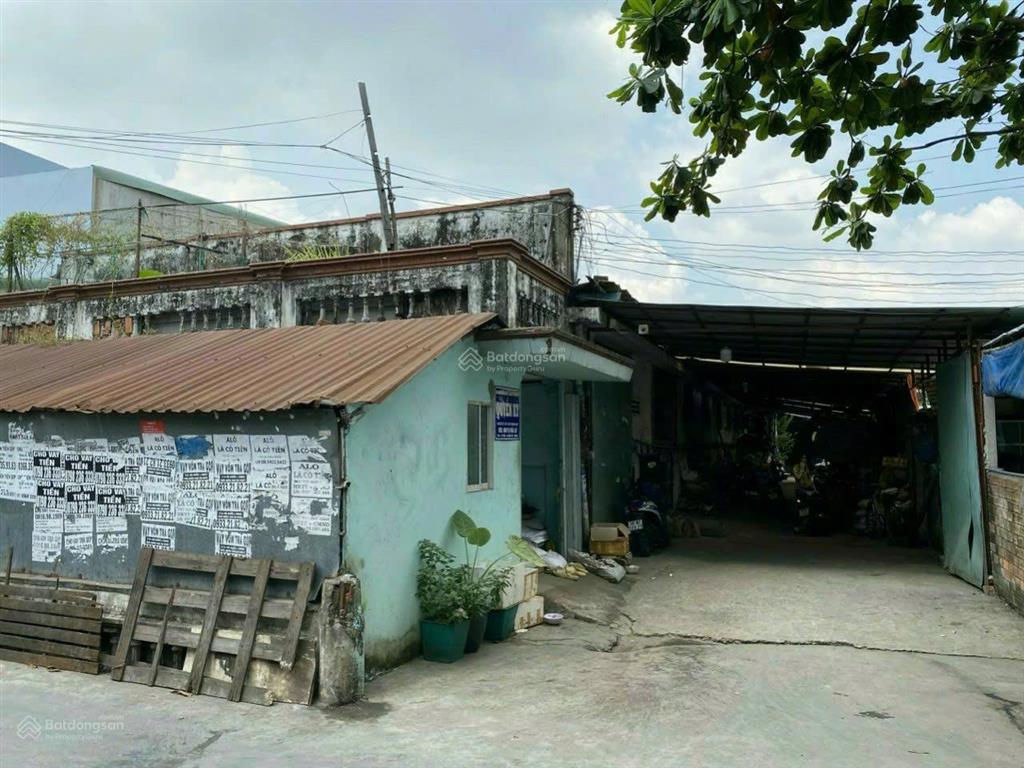 Nhà xưởng hẻm một sẹc thông 6m đường mã lò, 14x50m nở hậu 25m tổng diện tích 839m2