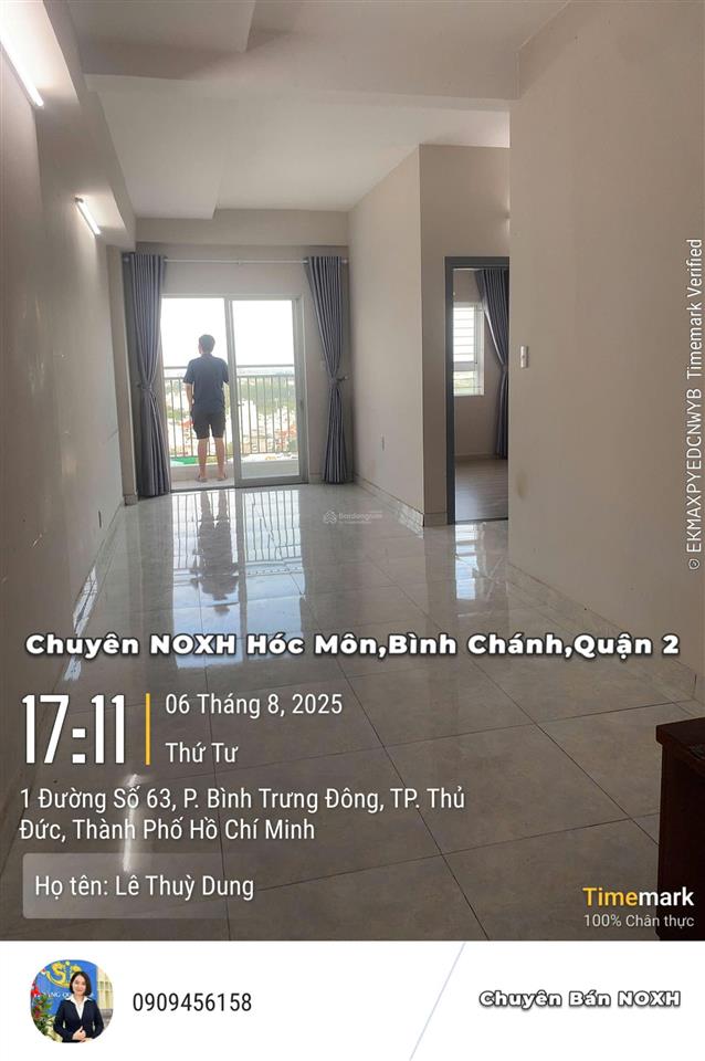 Suất thanh lý giá 2.2tỷ/căn 54m2 tại chung cư blue sky tower (hqc bình trưng đông),  0909 456 ***