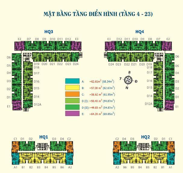 CẦN BÁN HQC CĂN HỘ TẦNG 6 CÓ 2PN GIÁ 1.150 TỶ TẠI BÌNH CHÁNH